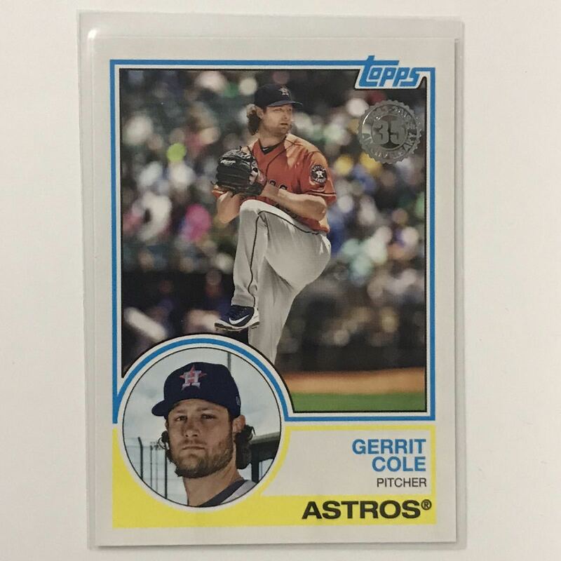 [Gerrit Cole][2018 update topps MLB]83-31(Insert(1983 Topps Baseball 35th))(Houston Astros(HOU))
