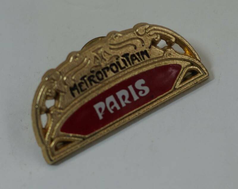 ビンテージ ピンバッジ PARIS METROPOLITAIN