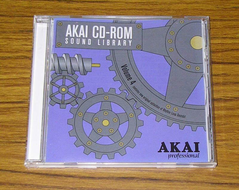 ★Akai CD-ROM SOUND LIBRARY Vol.4★OK!!★MADE in JAPAN★