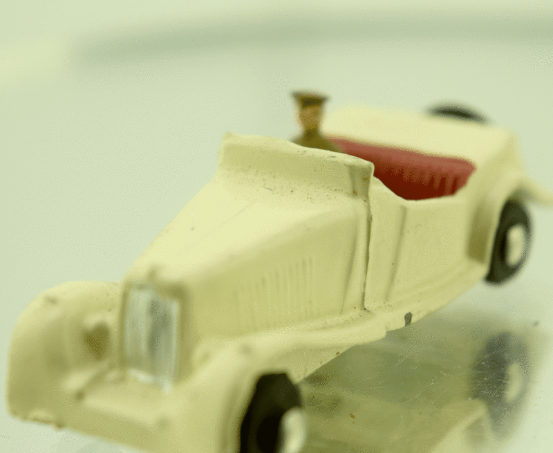 ◎美◎レア★1950年代★JAPAN(倉持商店？)製★MG-TD-ミジェット（MATCHBOXコピー)★クリーム色★未使用★極上品