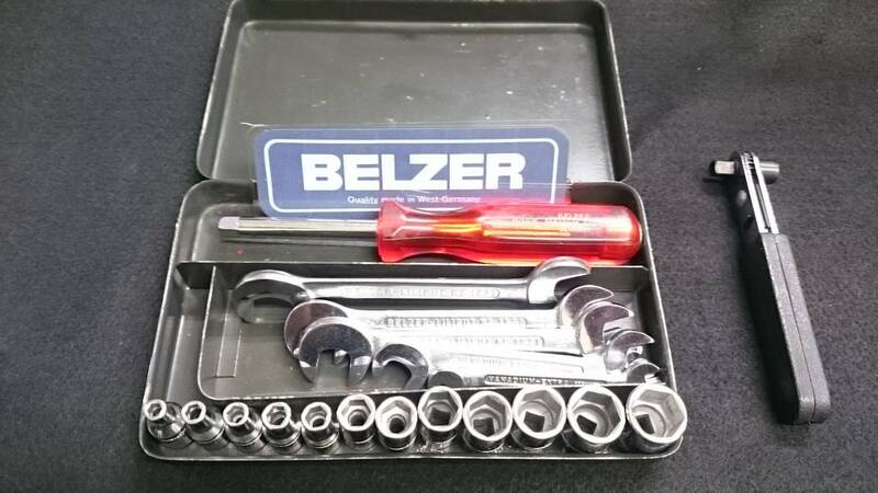 ＠　　ＢＥＬＺＥＲ　ベルツァー　ソケット回し＜6.35ｍｍ＞＆スパナセット　おまけ付き　ＧＥＲＭＡＮＹ　ドイツ製