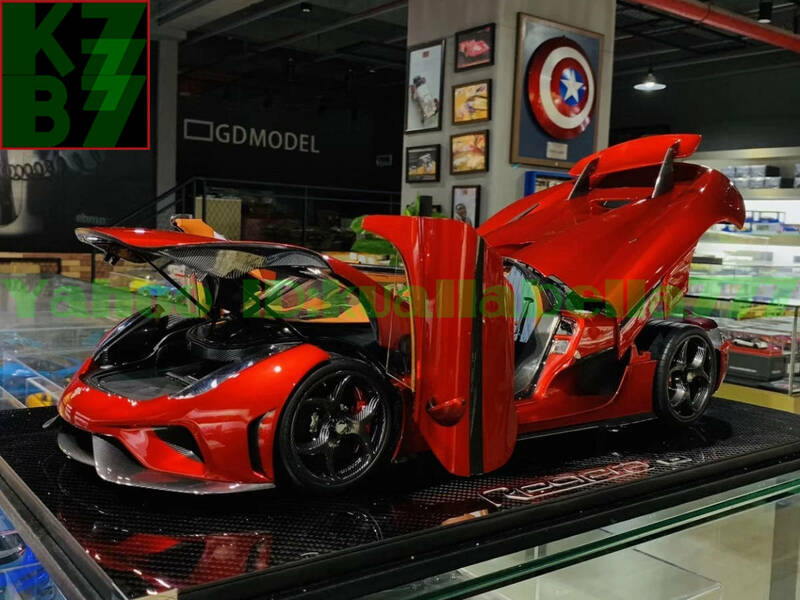 【玩具模型】FRONTIART KOENIGSEGG REGERAフロンティアート ケーニグセグ スーパーカー人気合金模型車ミニカーコレクション1:8スケール L44