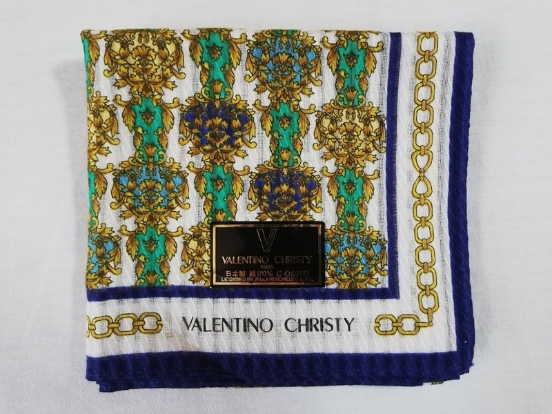 【正規品】VALENTINO CHRISTY ／ ヴァレンティノ・クリスティ ハンカチ yh-1893