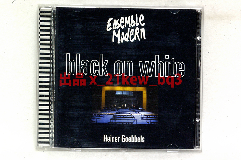 ★盤面良好★ハイナー・ゲッペルス『ブラック・オン・ホワイト』アンサンブル・モデルン Goebbels『Black On White』Ensemble Modern