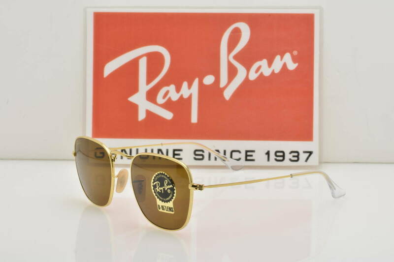 ★新品・正規輸入品！Ray-Ban レイバン RB3857 919633 FRANK フランク ゴールド ブラウンクラッシックB-15★