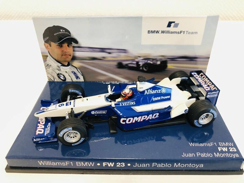 1/43 ミニチャンプス ウィリアムズ BMW FW23 モントーヤ BMW箱