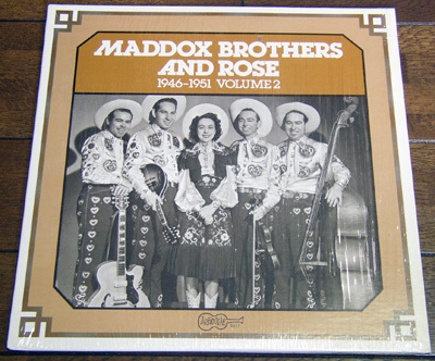 Maddox Brothers And Rose - 1946-1951 Vol.2 - LP/ 50s,ロカビリー,ヒルビリー,Step It Up And Go,Shimmy Shakin Daddy,South,Arhoolie