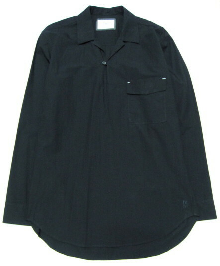 送料無料◆新品！MIHARA YASUHIRO ブラック シャツ 46◆ミハラヤスヒロ