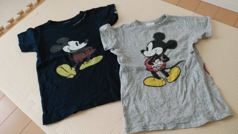 ブリーズ　ミッキー半袖Tシャツ２枚　110