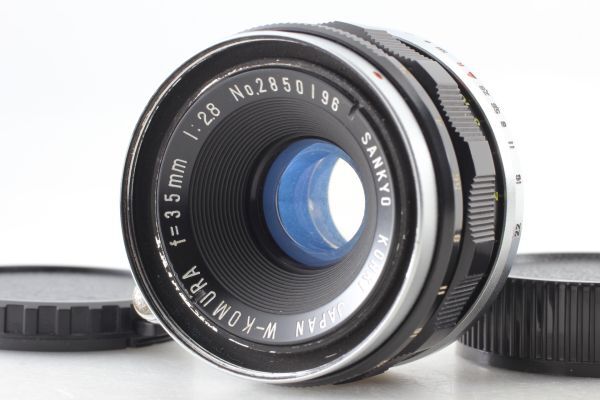 完動品 やや使用感あり 希少★ 三協光機 Sankyo Kohki W-Komura 35mm f2.8 広角レンズ L39 ライカ スクリューマウント フィルムカメラ用