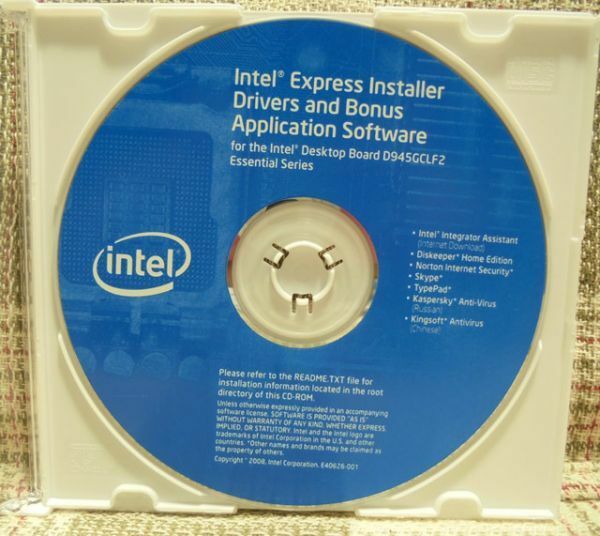 Intel Desktop Board D945GCLF2　ドライバー＆ボーナスアプリケーション CD(c)