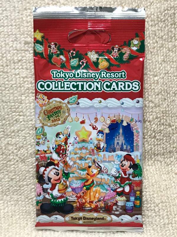 【送料無料】 TDL ランド クリスマスファンタジー 2012 コレクションカード コレカ 東京ディズニーランド TDR リゾート 新品未開封