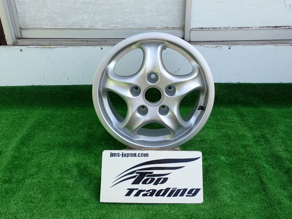 L5483nj ポルシェ純正 911/993 アルミホイール 1本 7Jx16ET55 99336211400 新車外し フロント用 7J 16インチ