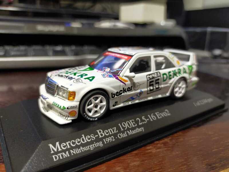 1/43 PMA ミニチャンプス メルセデスベンツ190E 2.5-16 Evo2 DTM 1992 #55