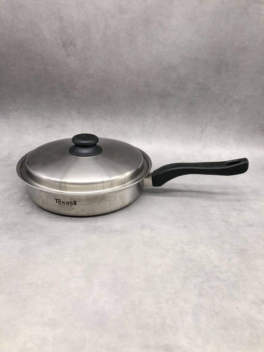 OK10721 VitaCraft ビタクラフト TexasⅡ テキサス フライパン 蓋付 約27cm 10-No.8586 調理器具 キッチン用品 【中古品】 250516