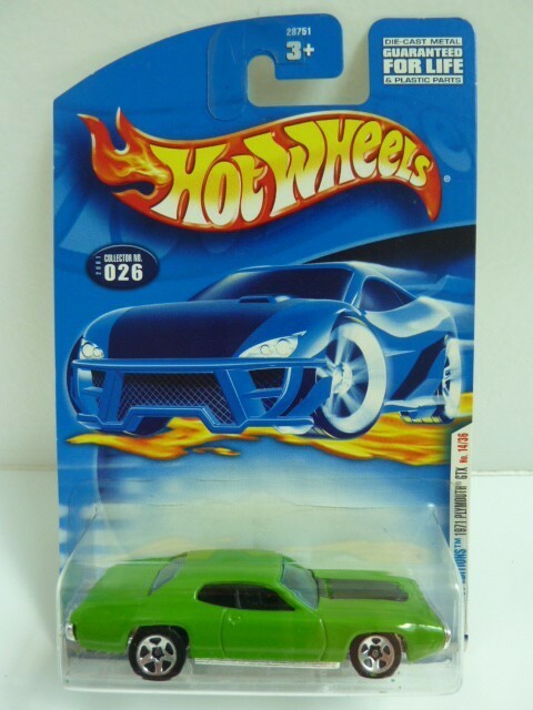 ●Hot Wheels1/64'71Plymouth GTX/2001 First Editionsその2