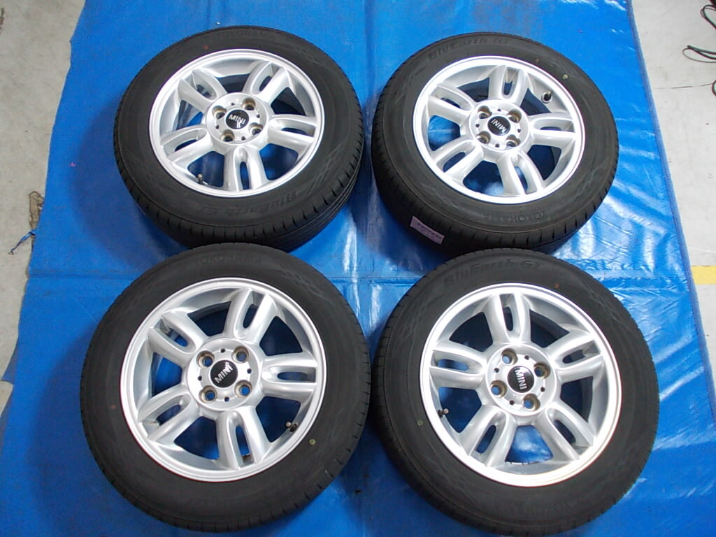 ★中古★■ABA-MF16★BMW ミニ■R56系■175/65Ｒ15　84H■15x5.5J IS45■タイヤ、純正アルミホイール4本set
