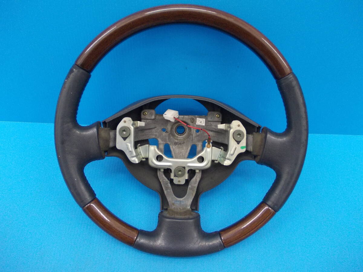 ■中古■HE21S/アルト・ラパン　ウッドコンビ　レザーハンドル/ステアリングホール　