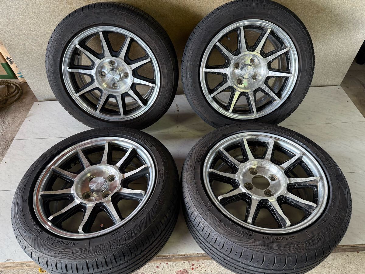 ENKEI BIG END BARREL エンケイ ビッグ エンド バレル 15インチ 7J ＋35 PCD100 4穴 195\50R15 ロードスター フィット ヴィッツ MR-S