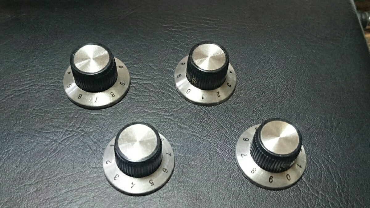 個即決 バラ売り対応 Zemaitis風メタルトップノブスモールサイズ ゼマイティスやその他のギターカスタムに ラージサイズも別に出品中