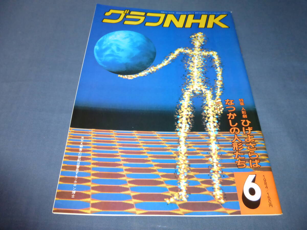 121/グラフNHK/1984年6月/人形劇（ひげよさらば/ひょうたん島/空中都市008/新八犬伝/紅孔雀/プリンプリン物語/三国志ほか15P）坂本龍一