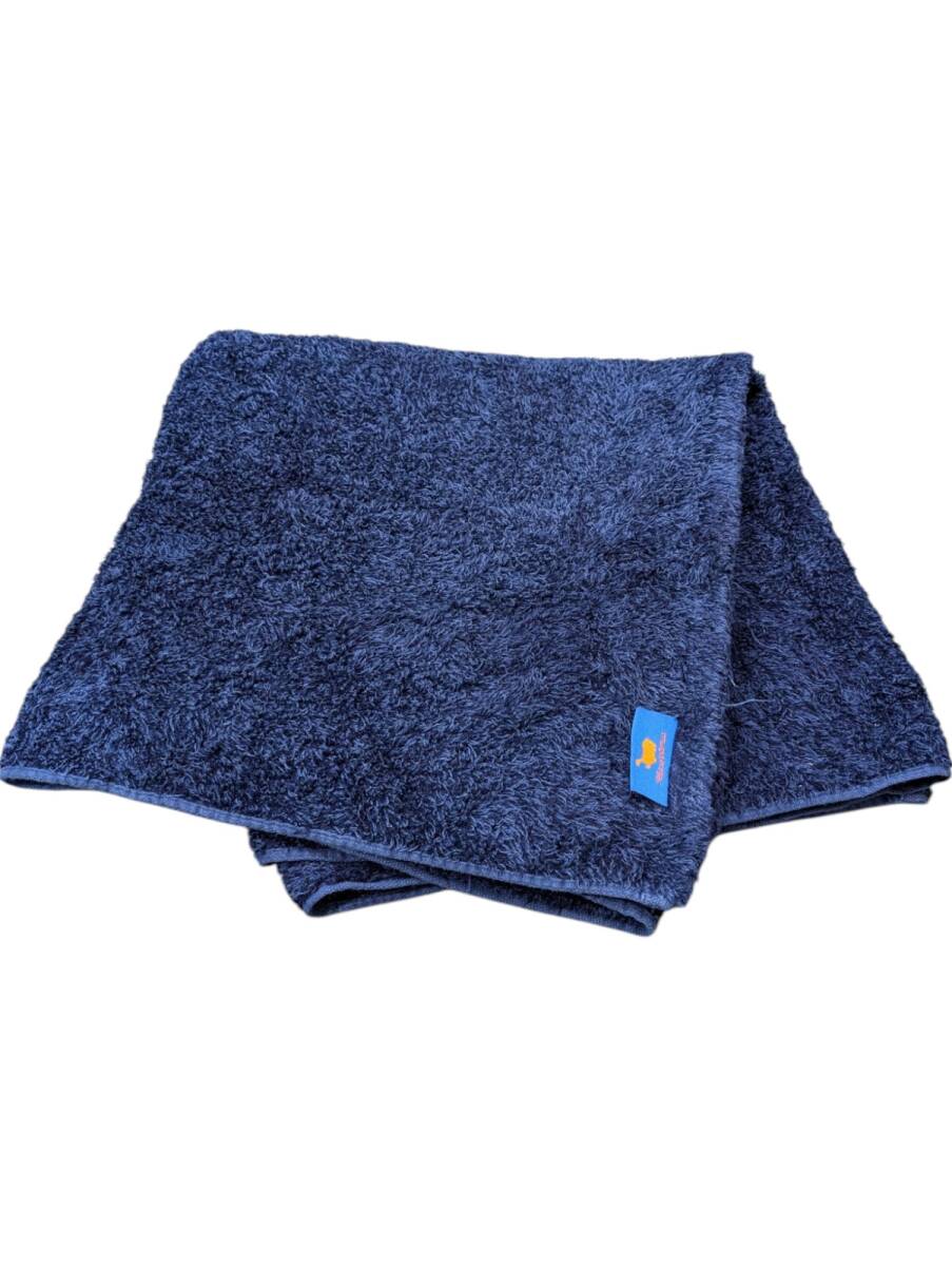 【中古品】ヒポポタマス HIPPOPOTAMUS オーガニックコットン＆バンブー レギュラーバスタオル ネイビー KK92402RZZ