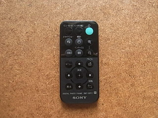 SONY ソニー　RMT-DPF2　DIGITAL PHOTO FRAME用リモコン　送料210円　中古