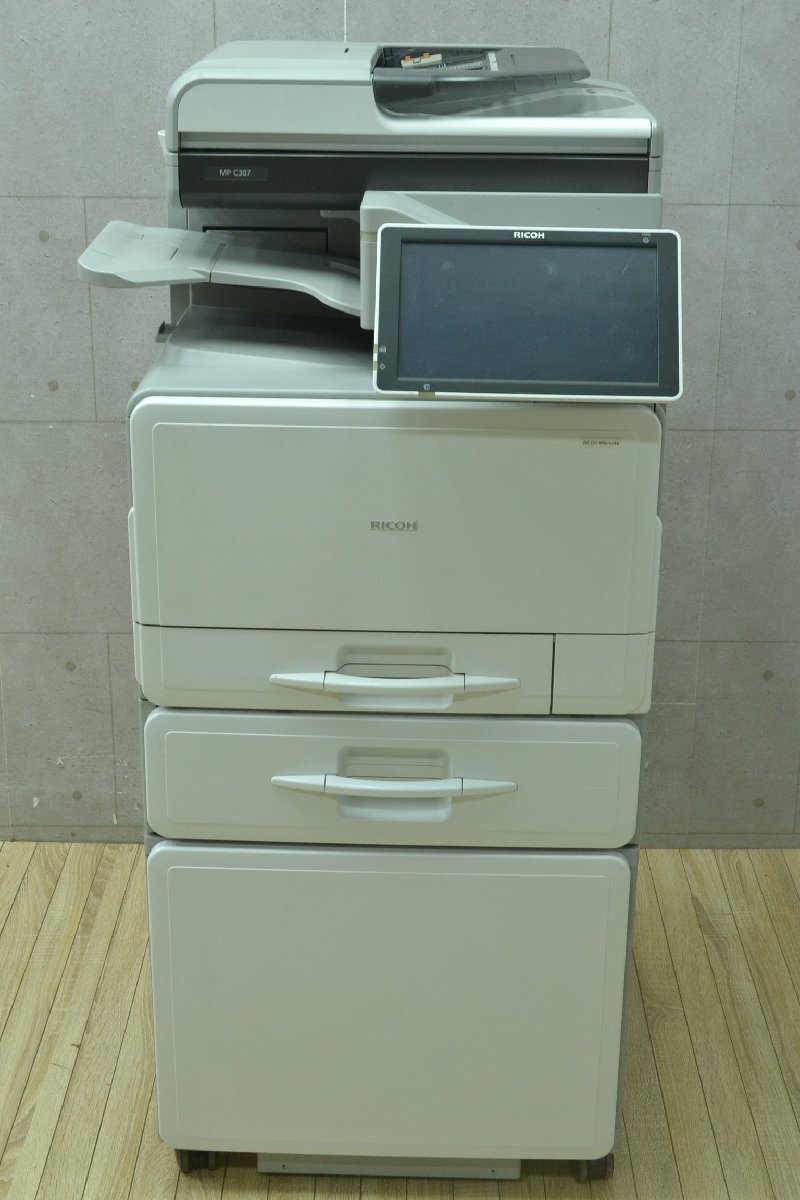 C2211■RICOH　リコー■A4カラー複合機■MP C307-SPF■カウンター数　66518枚■コピー　FAX　プリンター　スキャナー