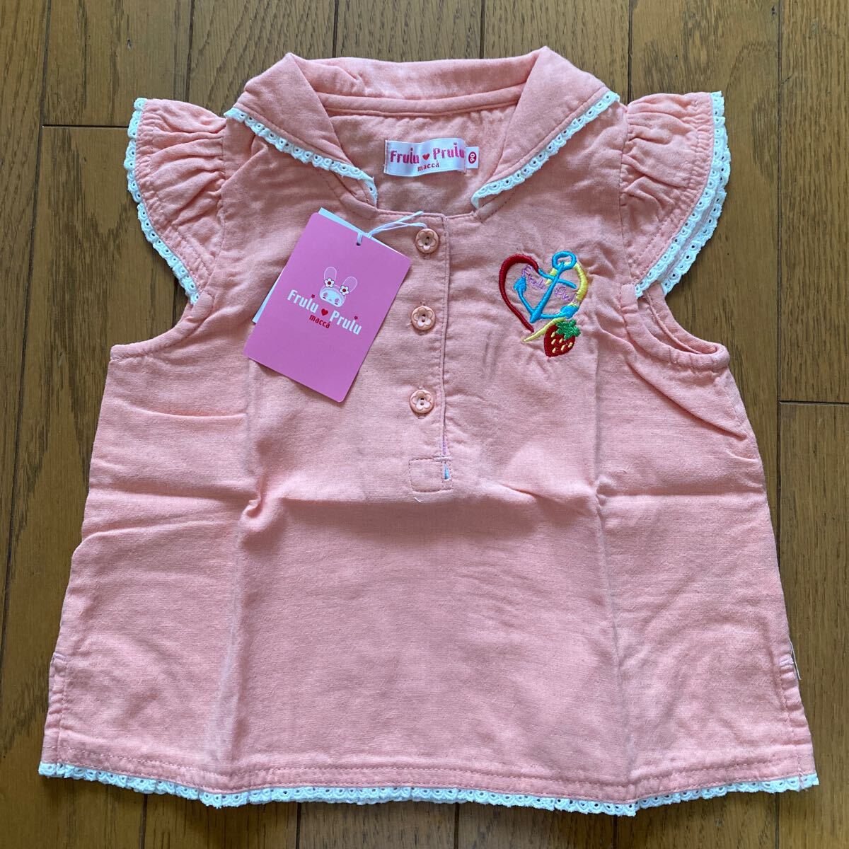 SALE 未使用　マッカ　半袖Ｔシャツ 90 チュニック ノースリーブ トップス 女の子
