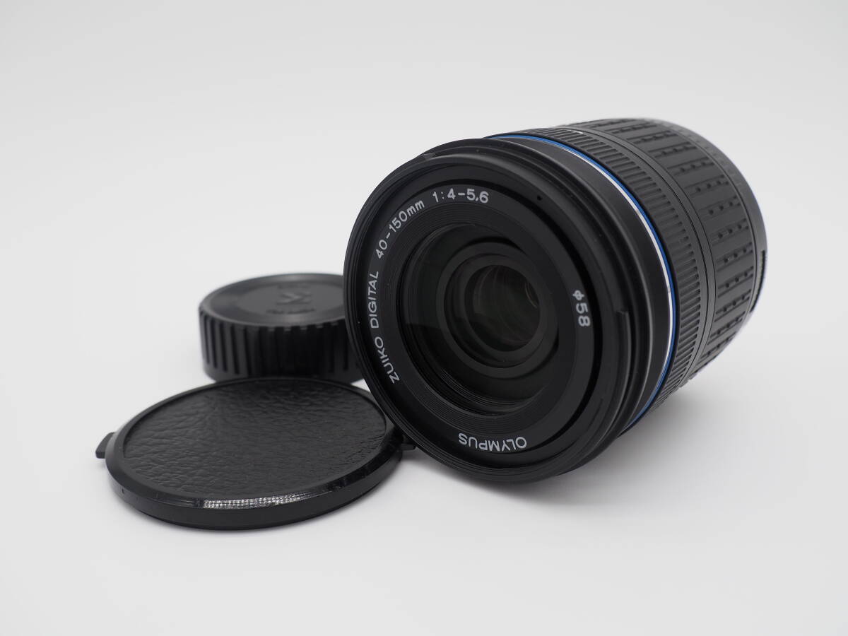 ★動作品★OLYMPUS ZUIKO DIGITAL 40-150mm F4-5.6 前後キャップ付き #164