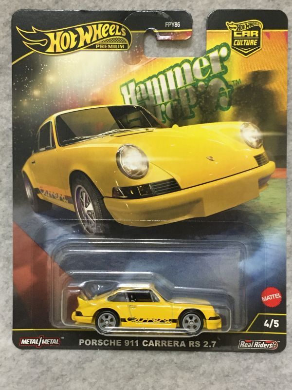 ホットウィール ポルシェ911 カレラ RS2.7 HRW07 カーカルチャー ハンマードロップ Hot Wheels