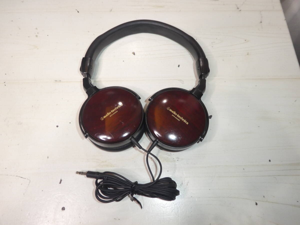 audio-technica ATH-ESW9 ポータブルヘッドホン ウッドモデル アフリカンパドック(無垢材)