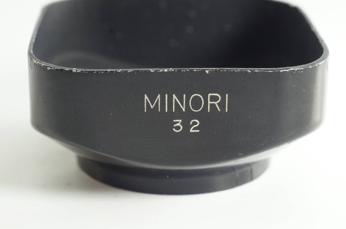 6A『並品』 MINORI 32取付口径32mm メタルレンズフード LENS HOOD SHADE