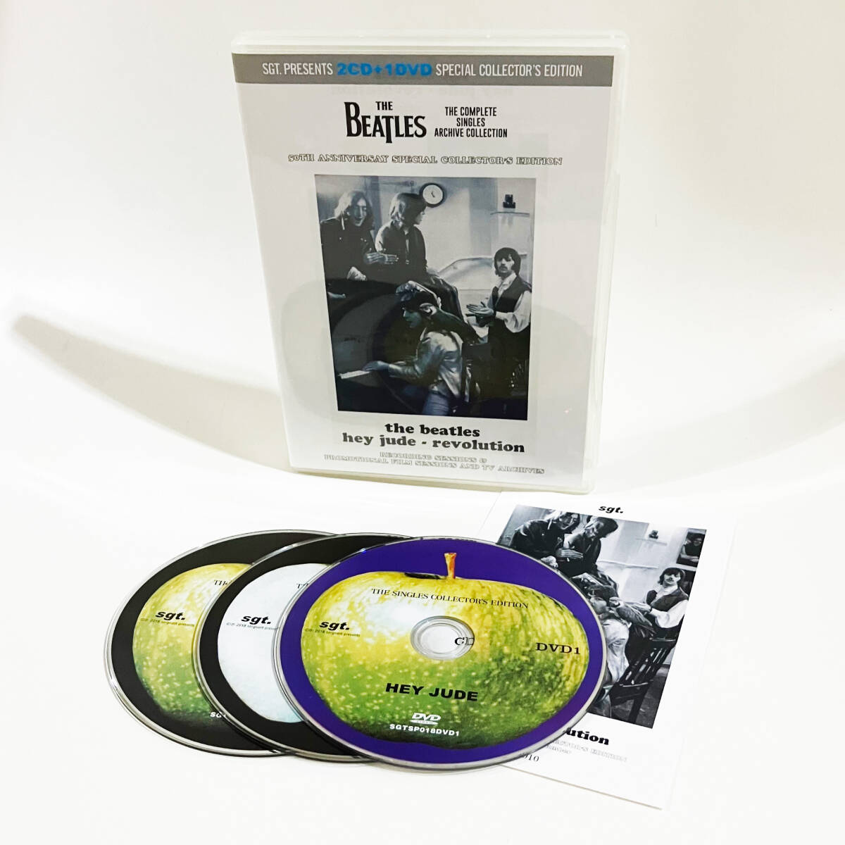 【送料無料！】THE BEATLES ザ・ビートルズ「HEY JUDE-REVOLUTION【2CD+1DVD】:THE COMPLETE SINGLES ARCHIVE COLLECTION」