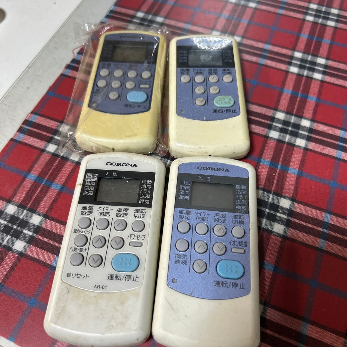 コロナ窓用 エアコンリモコン4個セット