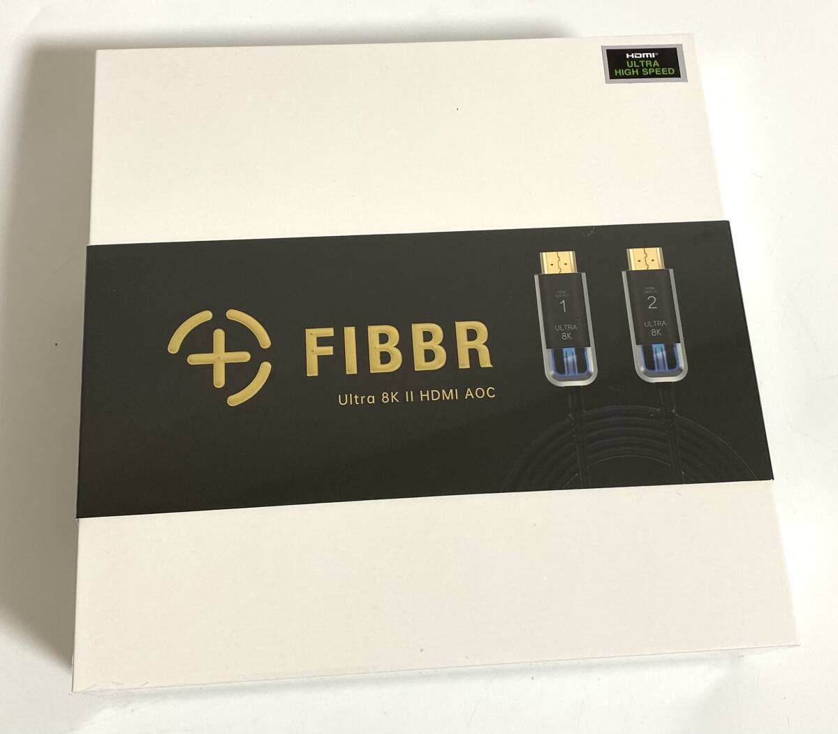 ★新品/未開封品★ FIBBR ULTRA 8K II 8K光ファイバー HDMIケーブル (15.0m) HDMI2.1b認証 56Gbps ウルトラ 8KⅡ フィバー I250623