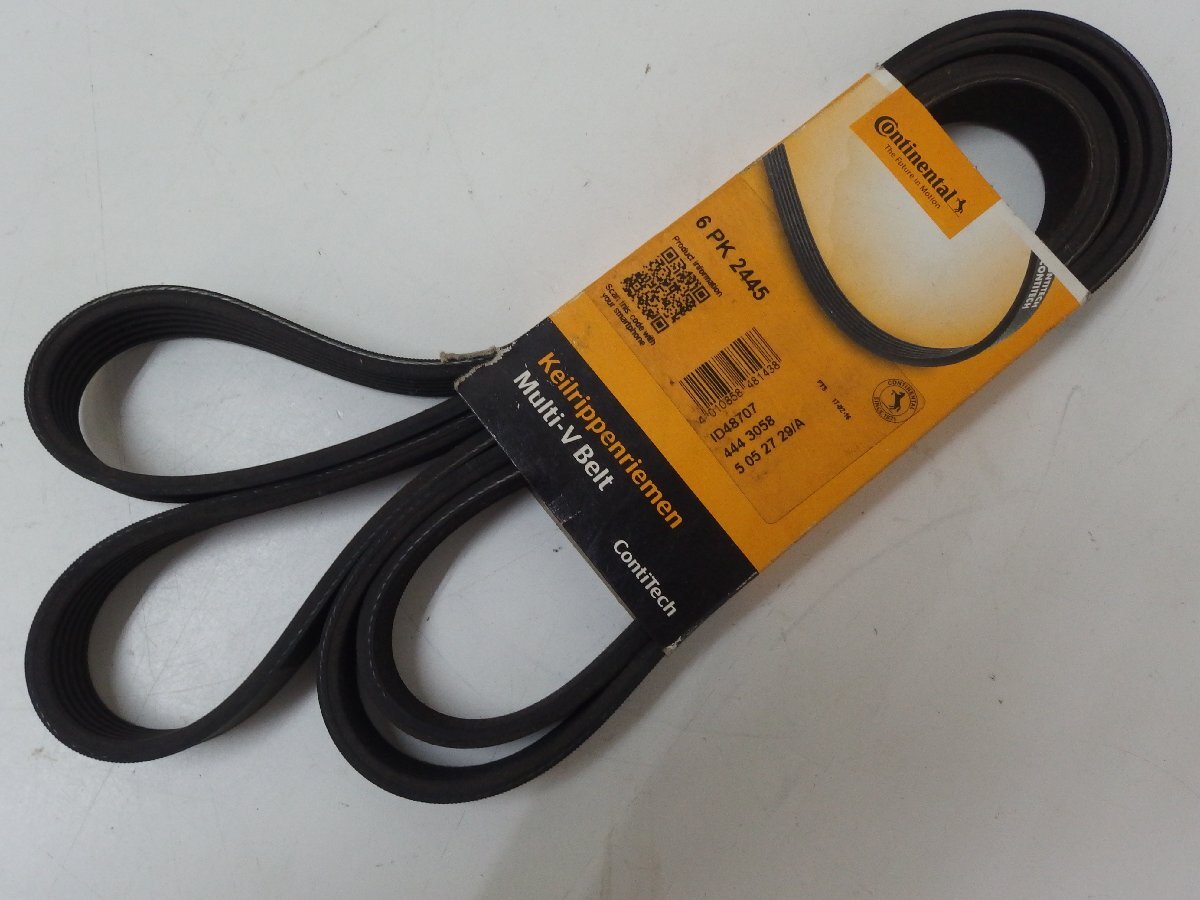 ユ■/Zク5174 未使用 Continental製 コンチネンタル Multi-V Belt コンテ-V ベルト 6 PK 2445 ファンベルト 現状品