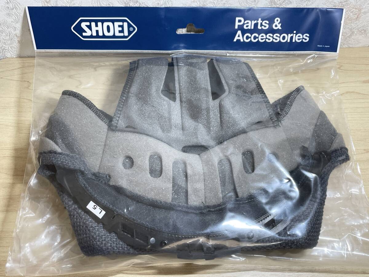 新品未使用 SHOEI X-ELEVEN X-11 X-9 センターパッド L5 Lサイズ ゆるめ 内装 ヘルメット