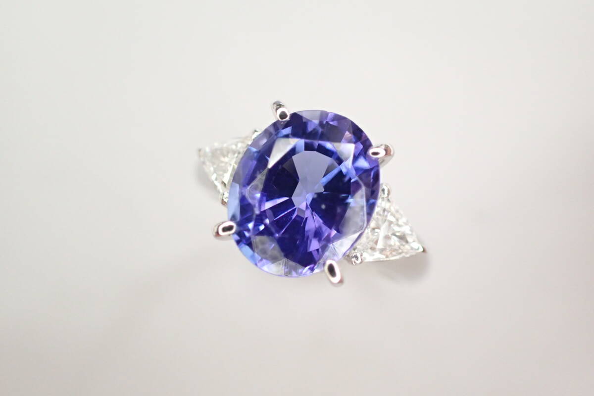 24/美品 田崎真珠 タサキ Pt900 タンザナイト2.87ct リング 指輪