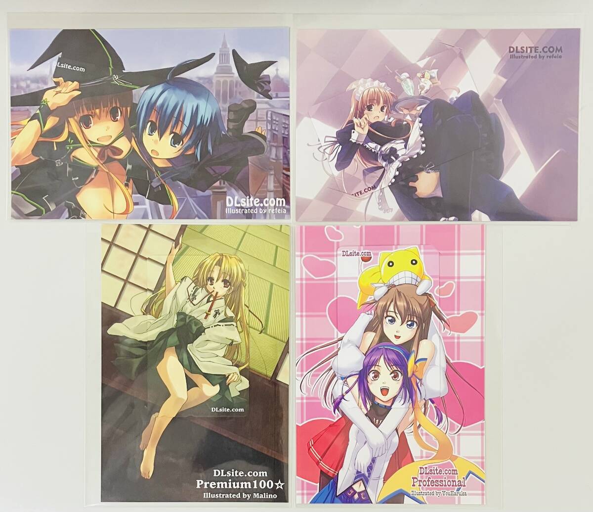 ★　テレカ　おまとめ4点　★　DLsite.com　★　未使用品　★　テレホンカード　★