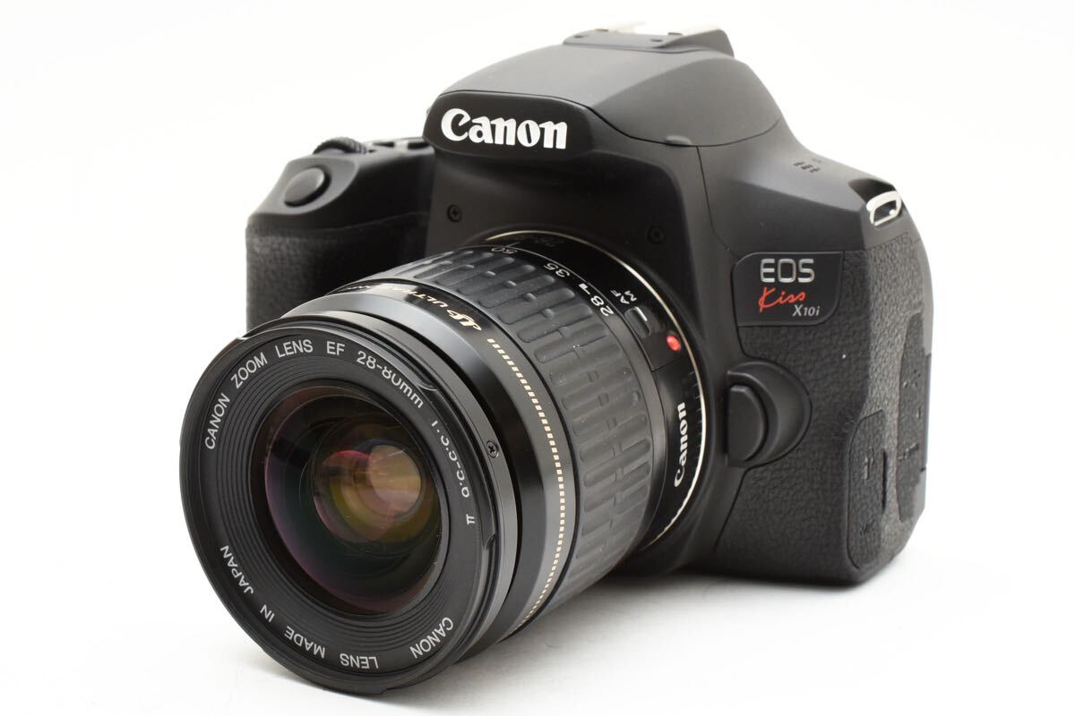 保証付き☆キャノン デジタル一眼レフカメラ Canon EOS Kiss X10i 標準レンズセット/CANON EF28-80㎜1:3-5.6II 