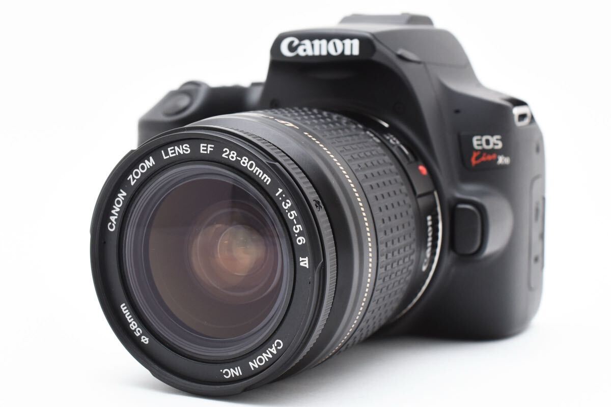 保証付き/デジタル一眼レフカメラ/キャノン/canon kiss x 10標準レンズセット/Canon EF 28-80㎜1:3.5-5.6IV