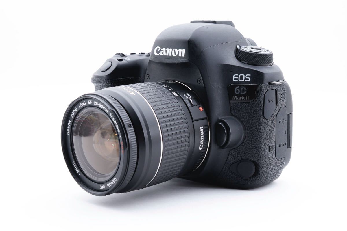 キャノン デジタル一眼レフカメラCanon EOS 6D Mark II 標準レンズセット Canon EF 28-80㎜1:3.5-5.6Ｖ USM