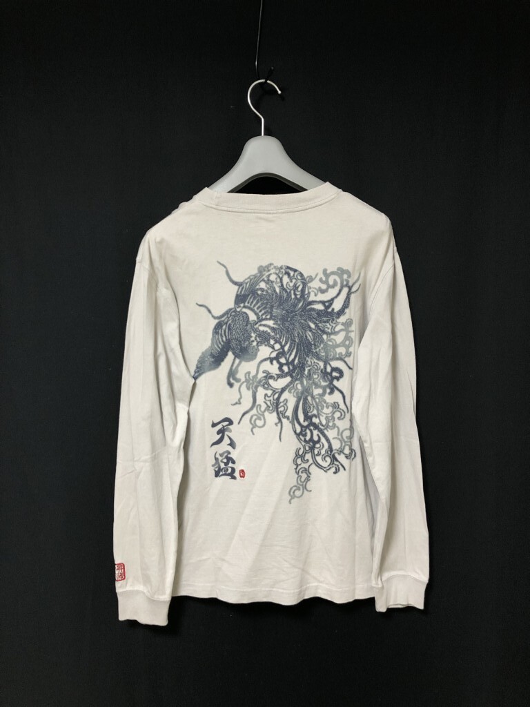 ◆BULLET NOISE 和柄　長袖Tシャツ ロンT サイズM　両面