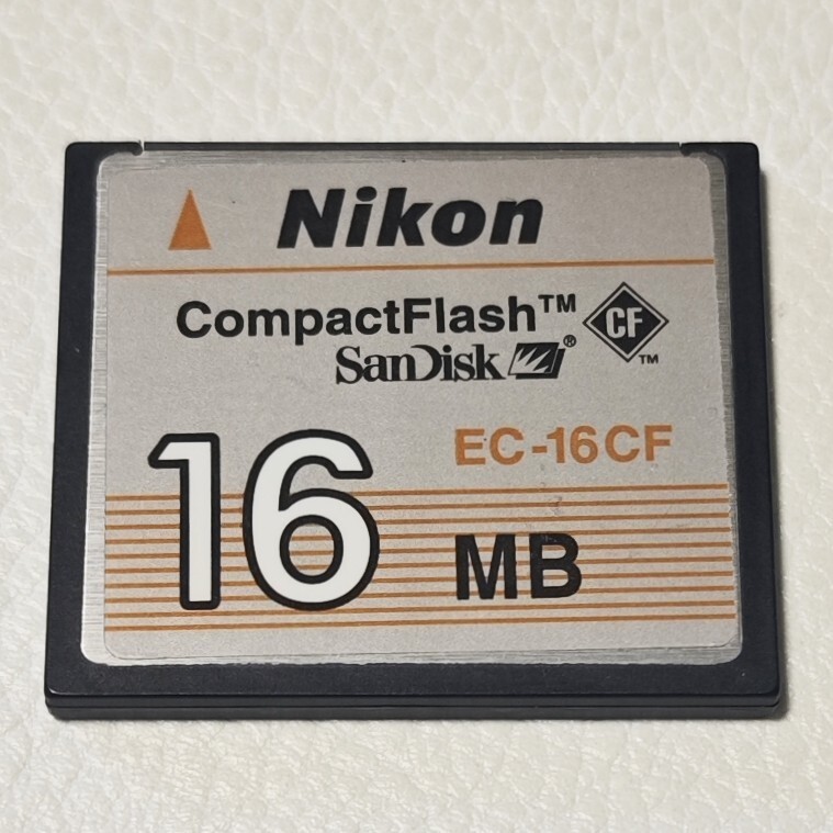 Nikon SanDisk CFカード 16MB　コンパクトフラッシュカード