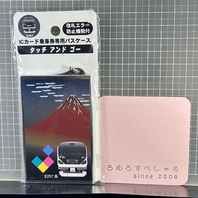 □○【未開封♯469】タッチアンドゴー「E257系」ICカード乗車券専用パスケース/改札エラー防止機能付【JR/鉄道/電車】