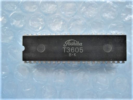 P00231D　東芝　TOSHIBA　時計用LSI　T3605　古いもので動作、詳細不明　未使用品と思われますが不明　長期保存品　ジャンク品　1個