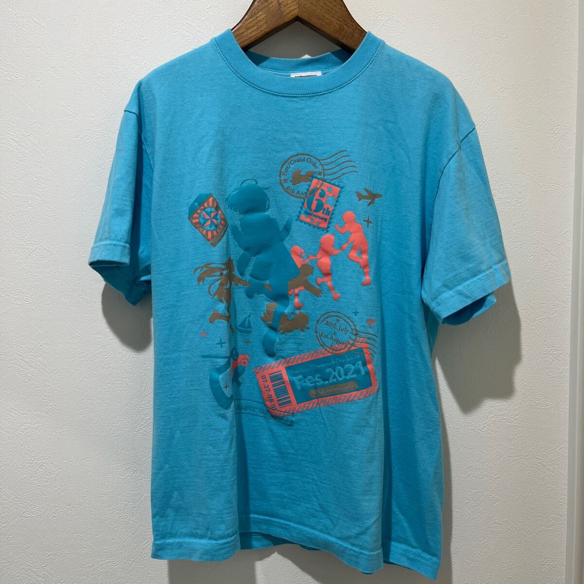 Tシャツ アクアブルー Lサイズ 「Fate/Grand Order Fes. 2021 ～6th Anniversary～」
