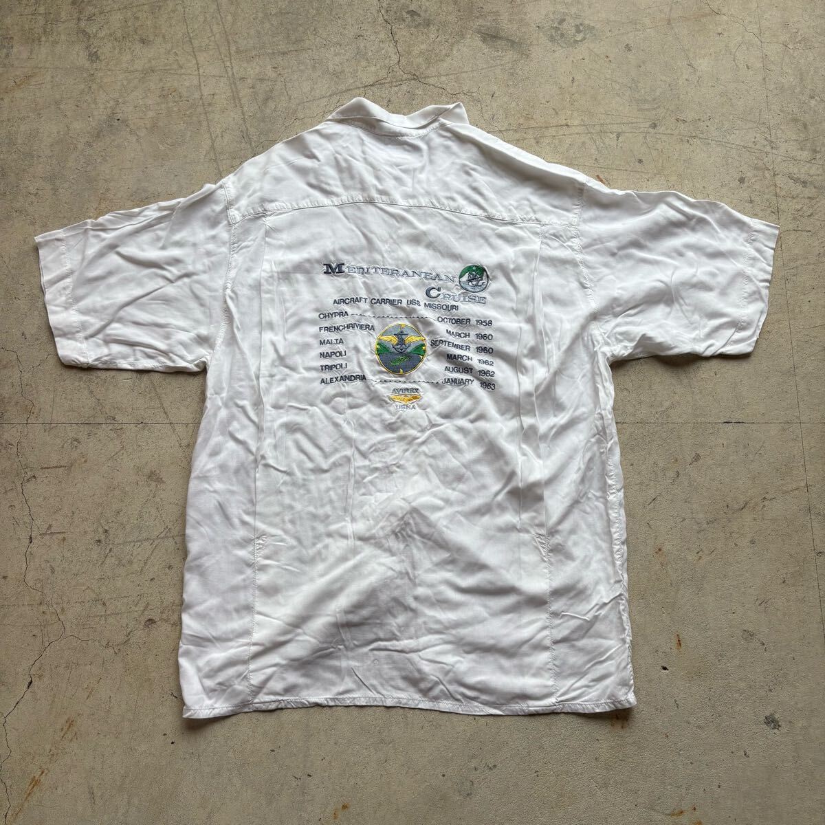 90〜00s AVIREX アヴィレックス ビンテージ ボーリングシャツ　2