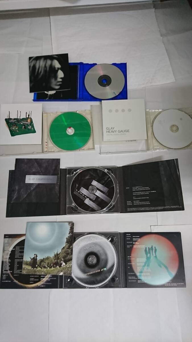 ★☆Ｓ08858　GLAY（グレイ)【SUMMERDELICS】【REVIEW】【HEAVY GAUGE】【pure soul】【DEATHTOPIA】　CDアルバム５枚☆★